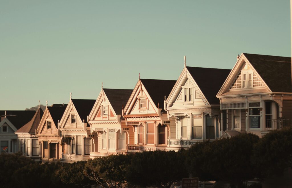 pexels-photo-1797393-1797393 Sunlit Victorian houses known as the Painted Ladies in San Francisco, California.